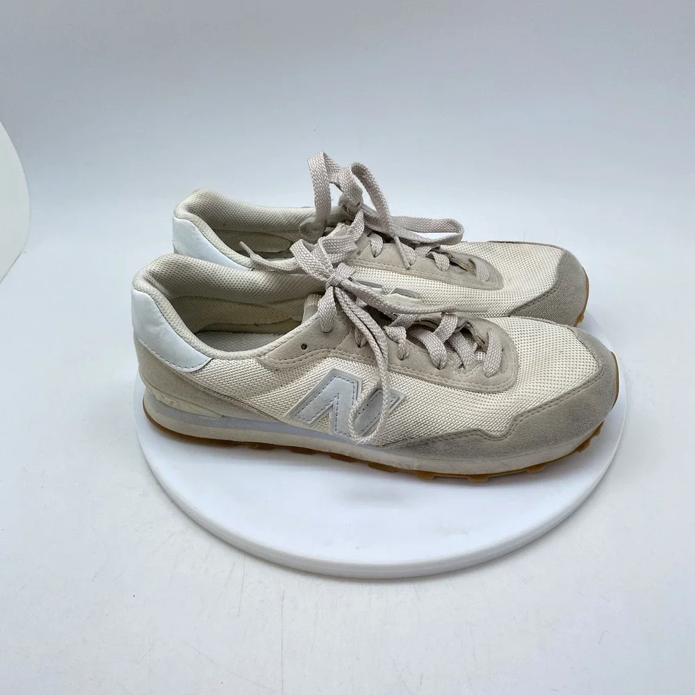 New Balance 515 Kids Sneakers Boys 6 Beige Blue Running Shoes GC515KGB